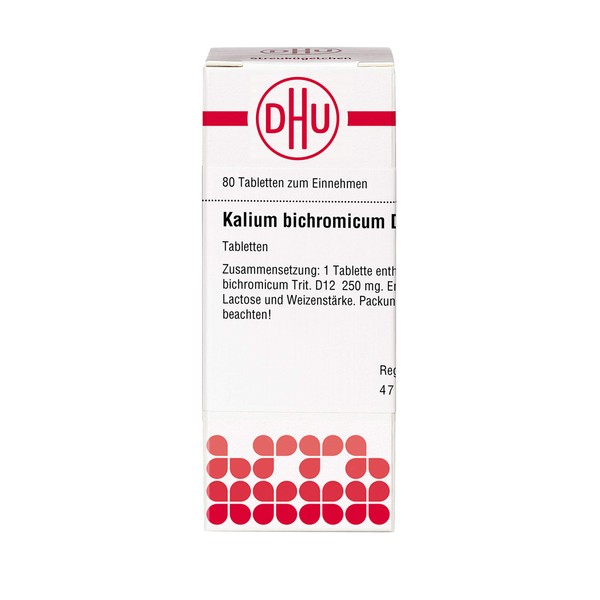 DHU Potassium Bichromicum D12 Tablets, Pack of 80 Tablets