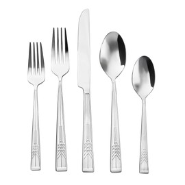 Frank Lloyd Wright Tree of Life 18/10 Stainless Steel 20pc. Flatware Set