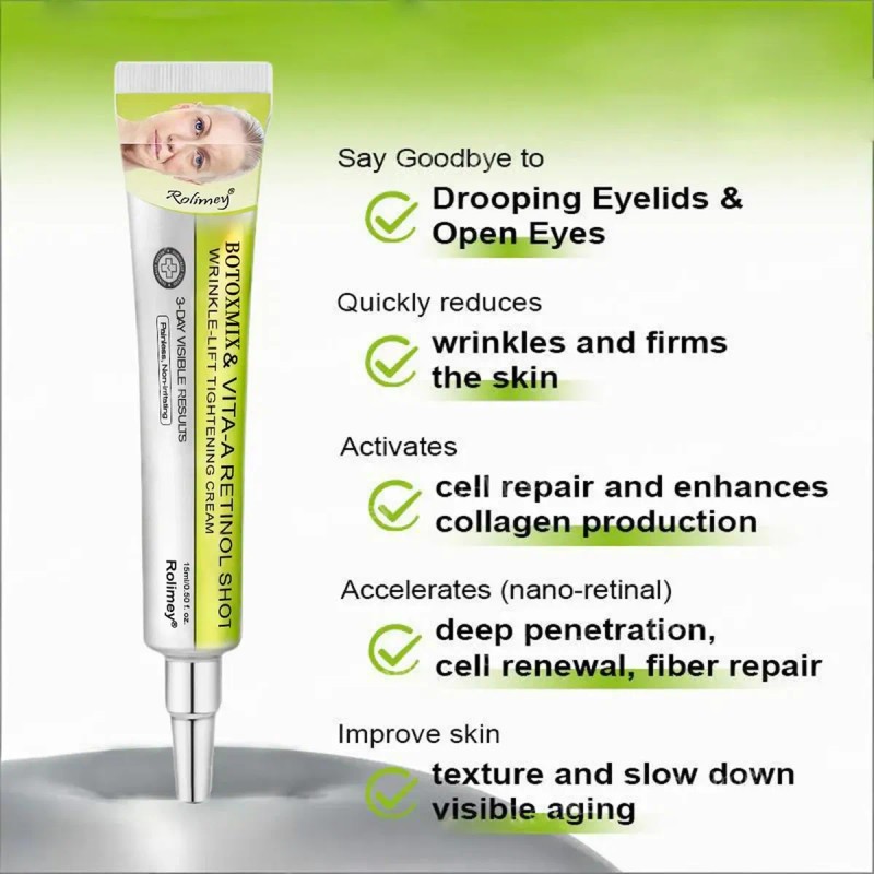 ! ¡crema Firmador Antirrugas Retinol Shot!