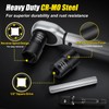 Topec 6PCS Lug Nut Removal Tool, 1/2-Inch Drive Wheel Lock
