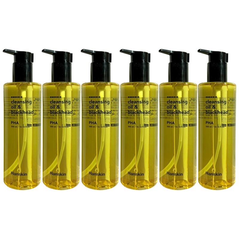 Hanskin Cleansing Oil & Blackhead PHA 300ml 2 Bottles /