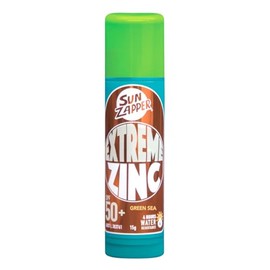 Sun Zapper - Extreme Zinc Stick "Green Sea" SPF 50+ |Protector Solar Mineral en Stick Mineral a base de zinc color VERDE 15g |Alta protec...