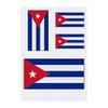 4 x 'Cuba Flag' Temporary Tattoos (TO00015079)