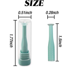 ROYHOO 15PCS Hard Contact Lens Remover RGP PlungerInserter for Soft Hard Lenses Contact Lens Remover (Multicolor)