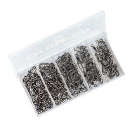 Orludo qb500058a01n0 Sarkan Connector Rolling Swivel Quick Snap Gimmick #2#4#6#8#10 5 Sizes 95 Pieces