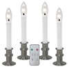 612 Vermont Ultra-Bright LED Window Candles with Timer, Remote Control,
