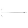 Camping Lamp Pole Retractable Double Light Hooks Retro Style Metal