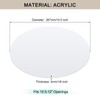 Awclub Lampshade Diffuser, 10.5" Diameter Round Diffuser Lamp Shade for