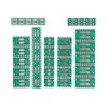 7Values*5Pcs PCB Proto Boards SMD to DIP Adapter Plate Converter