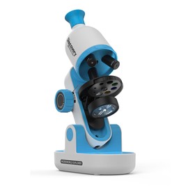 Discovery Mindblown - Kids Microscope Set - Early Explorers Microscope for Kids with Built-In Light and Tools, Science Experiments for Kids, Science Kit for Kids - 41 Pcs