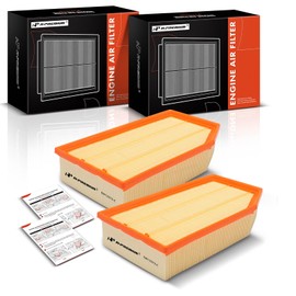 A-Premium Front 2-PC Engine Air Filter Compatible with Jeep JL Series Wrangler 2018-2023, JT Series Gladiator 2020-2023, 2.0L 3.6L, Replace# XA11675