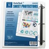 Clear Sheet Protectors for 3 Ring Binders - 50 Pack