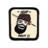 Sniper Head Shot Patch Embroidered Fits For VELCRO® BRAND Loop