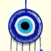 Reiki Crystal Products Evil Eye Dream Catcher Wall Hanging for