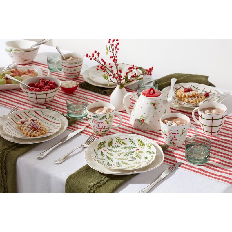 Lenox 895262 Bayberry 4-Piece Dessert Plate Set