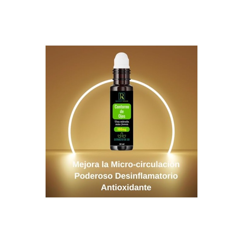 Roll on Contorno de Ojos, Desinflama Bolsas y Ojeras Concentración