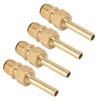 4 PCS Water Fountain Nozzles Pure Copper Large Hexagonal Direct