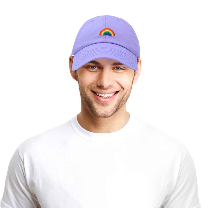 DALIX - Gorra de béisbol con diseño de arcoíris para