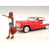 American Diorama HITCHHIKER FIGURINE 1/64 scale DIECAST CAR AMERICAN DIORAMA