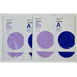 BRTC 4x BRTC Vitamin B5 Velvet Mask & Vitamin A Velvet Mask Duo (8 total) Sealed NEW