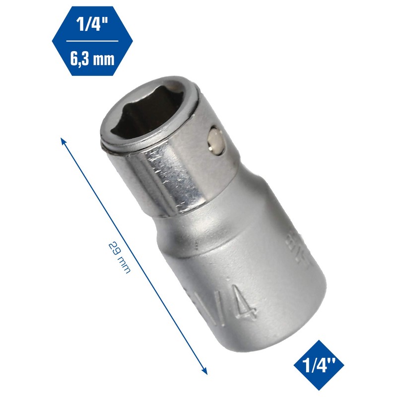 BRILLIANT TOOLS BT020912 1/4 Inch Bit Adapter [Powered by KS