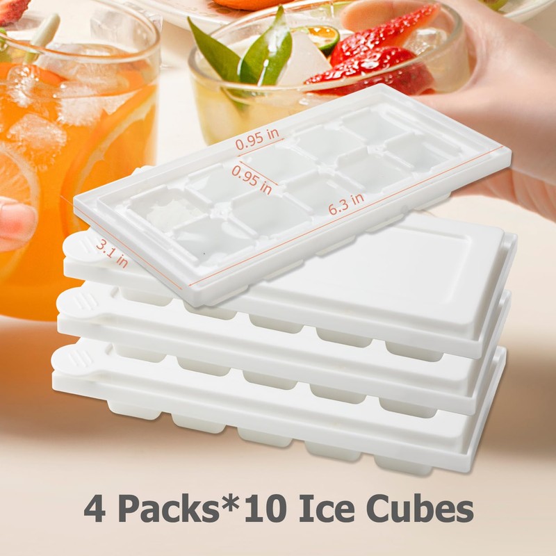 Ice Cube Tray, Ice Tray with Happy Twisting Ice Cup,