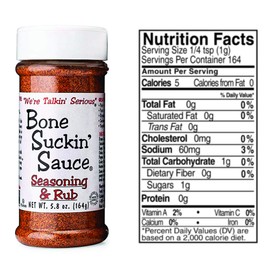 BONE SUCKIN' BBQ Rubs and Spices for Smoking - Grilling Spices and Meat Rub - BBQ Spice Seasoning Sauces - Smoker Seasoning Rubs Gift - Dry Rubs Smoking Seasonings 5.8oz Pack of 4 Gluten free - Kosher