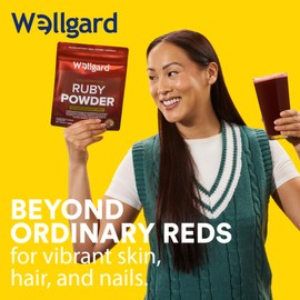 Wellgard Super Reds Powder, Ruby Powder, Vitamins, Minerals, Fruits, Botanicals, Fibre, Live Cultures, 300g