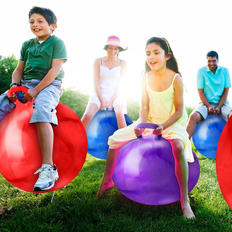 Libima 3 Pcs Hopper Ball 25 Inch Outdoor Bouncy Balls