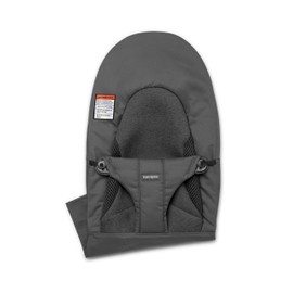 BabyBjörn Fabric Seat for Bouncer, Woven/Jersey, Tri-Fabric, Dark Gray