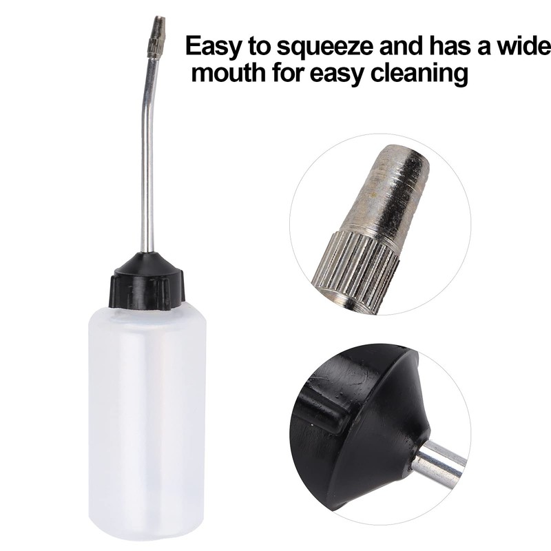 Zerodis Sewing Machine Oil Oiler, 120ML Plastic Oil Dispenser Bottle