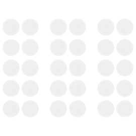 HARFINGTON 15 Pairs Glasses Ear Grip Silicone Double Holes Type 13.7mm Eyeglasses Temple Grips Retainer Anti Slip Soft Eyeglass Ear Grips for Eyeglasses Sunglasses Sport Glasses, White