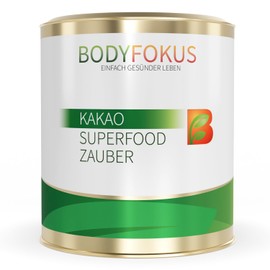 BodyFokus Cocoa Superfood Magic | Delicious Cocoa Drink with Spices and Plant Substances - 74% Cocoa Content - 12% Polyphenols in Cocoa Bean Extract