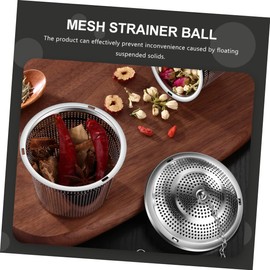 MERRYHAPY Stainless Steel Cooking Infuser Large Mesh Ball Strainer for Hot Food Grade Filter for Seasonings Soups and Marinades Safe Multi Purpose Kitchen Tool