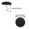 Mini Skater Small Upholstery Pins Linen Fabric Covered Button Twist