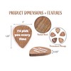 Special Leather and Gift Wooden Guitar Pick (Best Dad Ever)