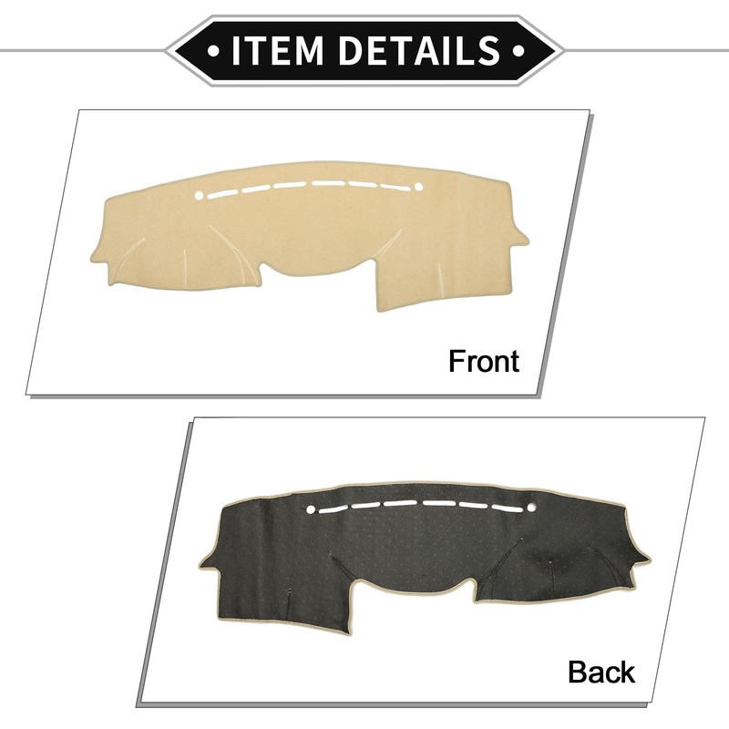 VekAuto Dash Cover Compatible for Hyundai Veracruz 2007-2012, Non-Slip Polyester