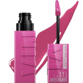 MAYBELLINE Maybelline New York Super Stay Vinyl Ink Longwear No-Budge Liquid Lipcolor, Highly Pigmented Color and Instant Shine, Edgy, 4.2ml