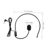 Gatuida Wired Ear Microphone Headset for Lectures Voice Amplifier Microphone