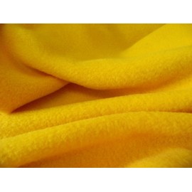 Hochwertiges Fleece-Material, fusselfrei, Gelb, 10 x 10 cm
