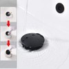 Rockgoya Bathroom Sink Drain,Drain Stopper Bathroom Sink Without Overflow,Pop Up