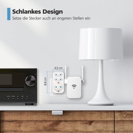 benon benon 2er Set Mehrfachstecker Wei? - Steckdosen-Adapter mit Kindersicherung - Doppelstecker 3680W - Multistecker 3Fach - Mehrfachsteckdose 2 Euro und 1 Schuko - Stecker mit Schutzkontakt Steckdose