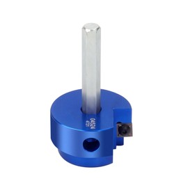 XJX PPR150 PVC Pipe Reamer, 1-1/2” Head Aluminum PVC Fitting Saver Fit Into Standard 1/2" Drill and 3/8" Hex Shaft