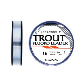 DAIWA Floro Line Trout Florolider, 2 lb, 30 m, Natural Clear