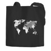 Autiga Jute Bag World Map Watercolour World Map Cotton Bag