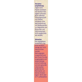 Mind. 15% Ginseno Side, Hoyer Organic Ginseng Capsules Pack of 30. Pack of 1 x 30 g)