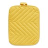 DII Heat Resistant Quilted Cotton, Pocket Potholder, 7x9, Yellow, 3