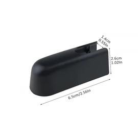 Rear Wiper Arm Cover Cap Compatible with Nissan Rogue 2008–2022 – Rear Windshield Rocker Arm Replacement – Durable Black Plastic Cover