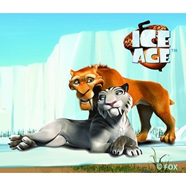 Kleiber LM 9731 5 Ice Age – Diego And Shira Woven 100% Polyester, Coloured, 7 x 6 x 0.1 cm