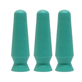 DMV Scleral Cup Large Contact Lens Handler -3 Pack - Inserts and Removes Scleral Contact Lenses and Prosthetic Eyes (Light Green)